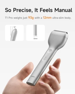 Elektrisch scheerapparaat voor heren met langhaartrimmer