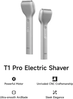 Elektrisch scheerapparaat voor heren met langhaartrimmer