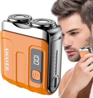 Elektrisch scheerapparaat voor mannen - Baardtrimmer, Oranje