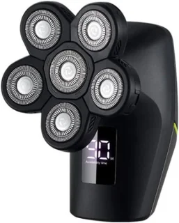Elektrisch scheerapparaat voor mannen - set - zwart