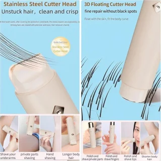 Elektrisch scheerapparaat voor vrouwen – 2-in-1 trimmer