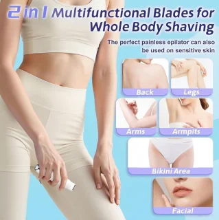 Elektrisch scheerapparaat voor vrouwen – 2-in-1 trimmer