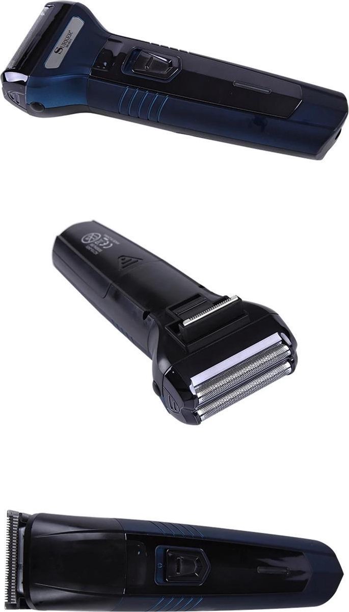 Elektrische 3-in-1 Scheer- en Neushaartrimmer Draadloos Oplaadbaar