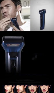Elektrische 3-in-1 Scheer- en Neushaartrimmer Draadloos Oplaadbaar