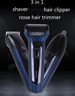 Elektrische 3-in-1 Scheer- en Neushaartrimmer Draadloos Oplaadbaar