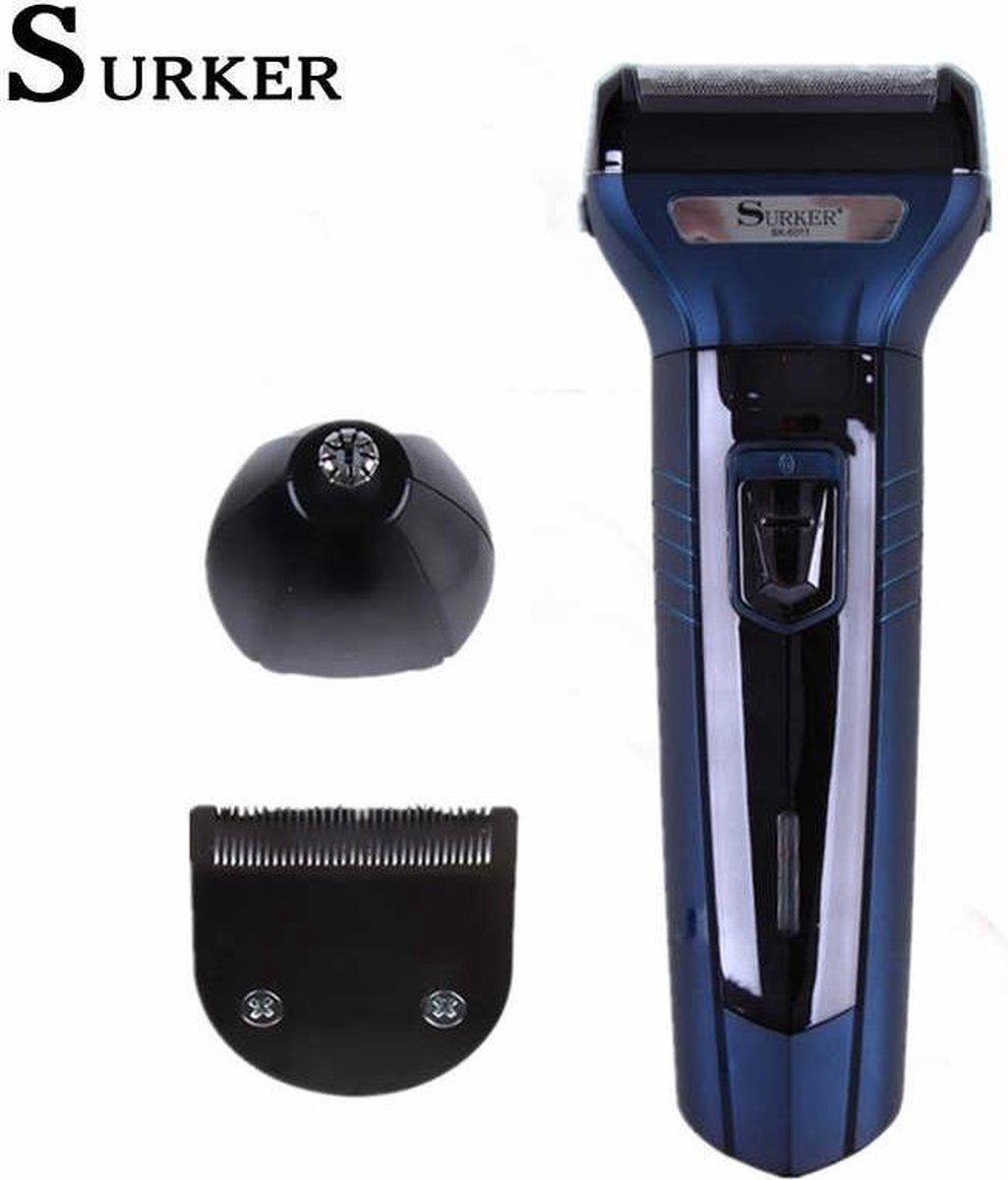 Elektrische 3-in-1 Scheer- en Neushaartrimmer Draadloos Oplaadbaar