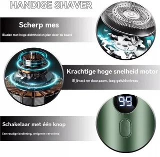 Elektrische Baardtrimmer Olijfgroen