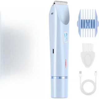 Elektrische bikini trimmer voor dames (blauw)