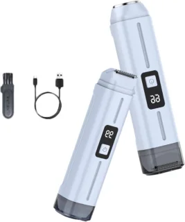 Elektrische body shaver blauw