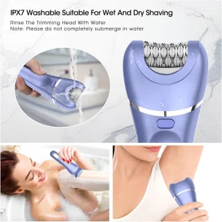 Elektrische epilator en ontharingsapparaat