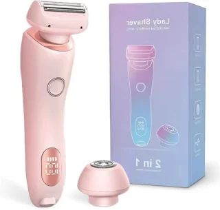 Elektrische ladyshaver rood