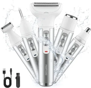 Elektrische ladyshaver wit