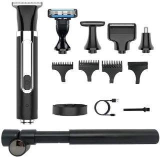 Elektrische lichaamshaartrimmer voor heren — Zwart