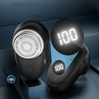 Elektrische mini-scheerapparaat Dubbele ring 3D-mesjes