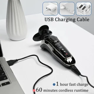 Elektrische Scheerapparaat 4D Baardtrimmer USB Oplaadbaar voor Mannen