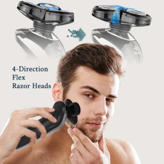 Elektrische Scheerapparaat 4D Baardtrimmer USB Oplaadbaar voor Mannen