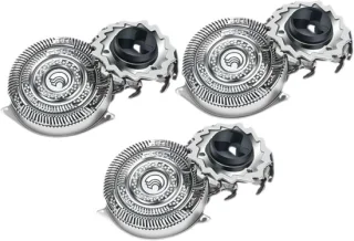 Elektrische scheermes accessoires - 3 pack vervangende scheerkoppen
