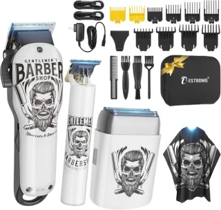 Elektrische tondeuse en baardtrimmer set