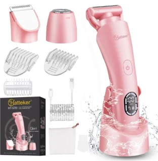 Elzusha 3-in-1 elektrisch scheerapparaat voor dames, roze