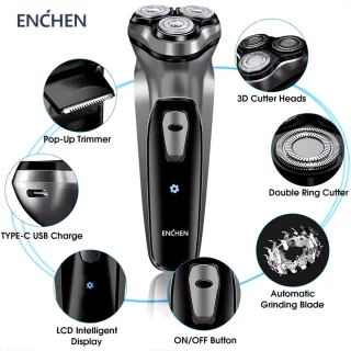 Enchen Blackstone 2in1 Scheerapparaat Zwart
