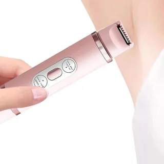Epilator dubbele kop 15.5 cm wit