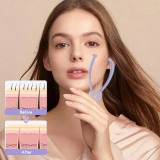 Epilator met katoenen draad