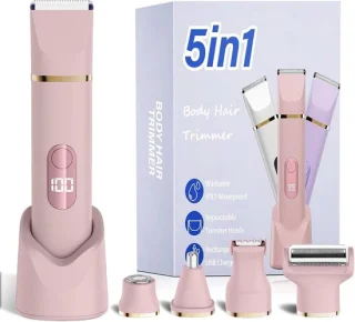 Epilator roze elektrisch 5-in-1 scheerapparaat