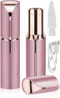 Epilator wit, elektrisch gezichts- en wenkbrauwscheerapparaat voor dames