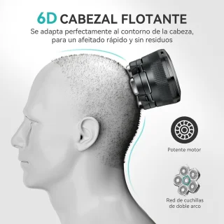 Equivera Skull Shaver Head Scheerapparaat Mannen
