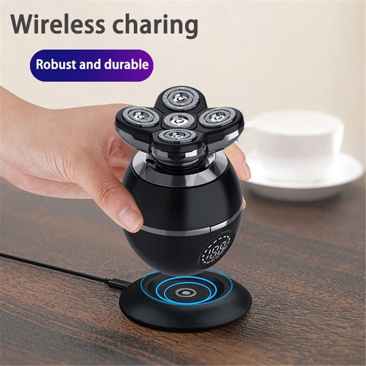 Wat vinden we goed aan de Equivera Skull Shaver Hoofd Scheerapparaat