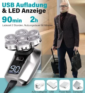 Equivera Skull Shaver Hoofd Scheerapparaat Mannen