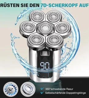 Equivera Skull Shaver Hoofd Scheerapparaat Mannen