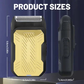 FEIYBA 2in1 Scheerapparaat en Baardtrimmer Zwart/Goud