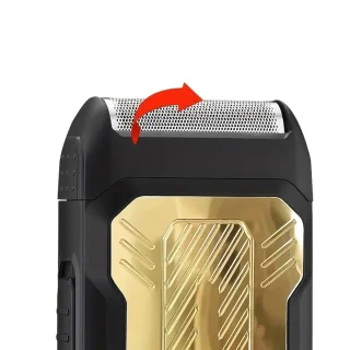 FEIYBA 2in1 Scheerapparaat en Baardtrimmer Zwart/Goud