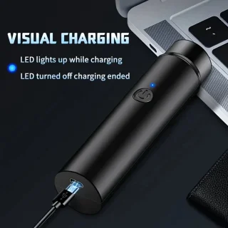 FEIYBA Scheerapparaat voor Dames en Heren Gezicht en Lichaamshaar Trimmer Zwart