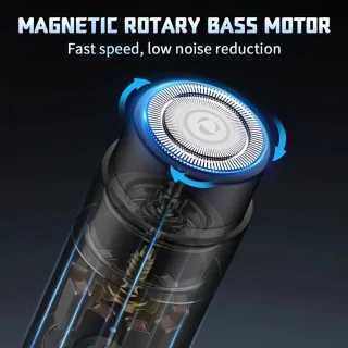 FEIYBA Scheerapparaat voor Dames en Heren Gezicht en Lichaamshaar Trimmer Zwart