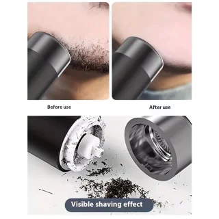 FEIYBA Scheerapparaat voor Dames en Heren Gezicht en Lichaamshaar Trimmer Zwart