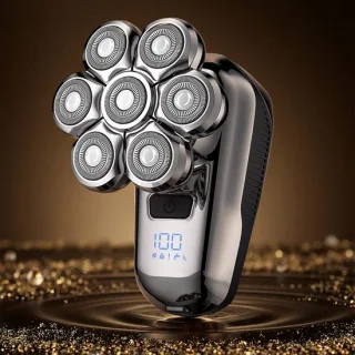 FloraGrace elektrisch scheerapparaat voor mannen, zilver