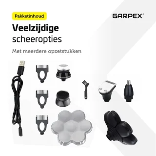 Garpex® 5 in 1 Scheerapparaat Deluxe voor Mannen