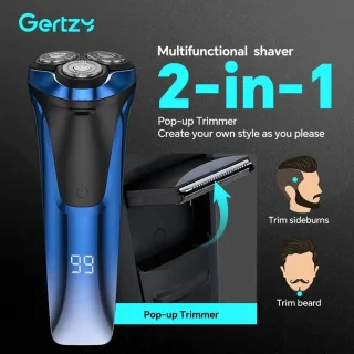 Gertzy 2-in-1 Scheerapparaat en Baardtrimmer