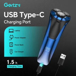 Gertzy 2-in-1 Scheerapparaat en Baardtrimmer