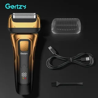 Gertzy 2-in-1 Scheerapparaat en Trimmer - Goud