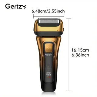 Gertzy 2-in-1 Scheerapparaat en Trimmer - Goud