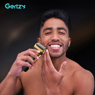 Gertzy 2-in-1 Scheerapparaat en Trimmer - Goud