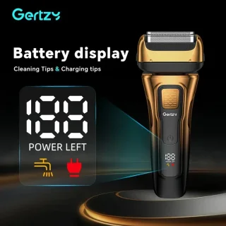 Gertzy 2-in-1 Scheerapparaat en Trimmer - Goud