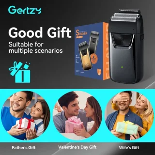 Gertzy 2in1 Full Body Scheerapparaat & Trimmer Zwart