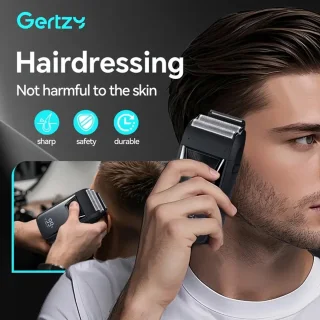 Gertzy 2in1 Full Body Scheerapparaat & Trimmer Zwart