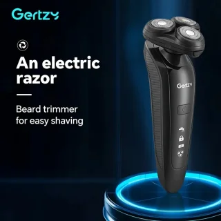 Gertzy 3in1 4D Scheerapparaat USB Oplaadbaar Zwart