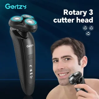 Gertzy 3in1 4D Scheerapparaat USB Oplaadbaar Zwart