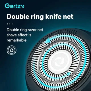 Gertzy 3in1 4D Scheerapparaat USB Oplaadbaar Zwart